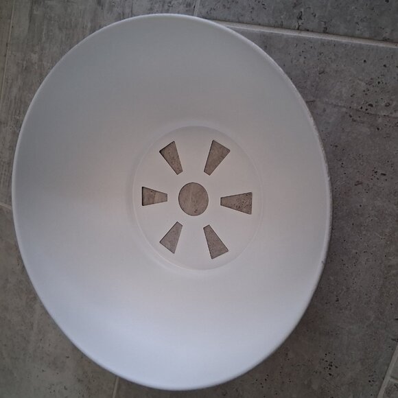 PAINTED GALVANIZED STEEL CEILING LIGHT SHADE - Picture 3 of 4